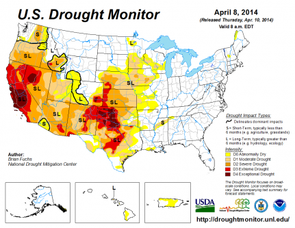 April-8-2014-US-Drought-Monitor-Map