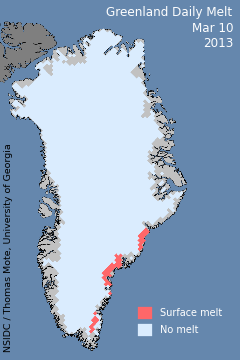 Greenland Melt March