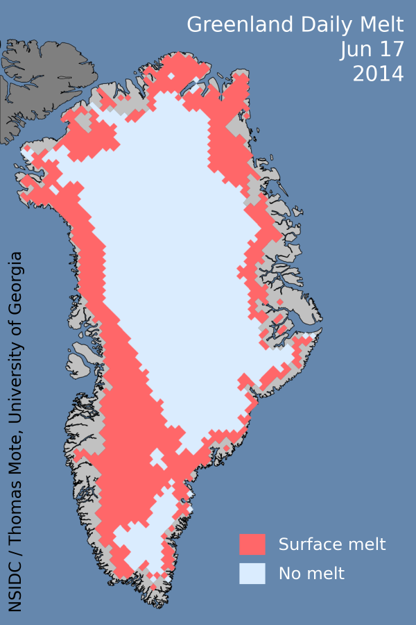 Greenland melt June 17 2014
