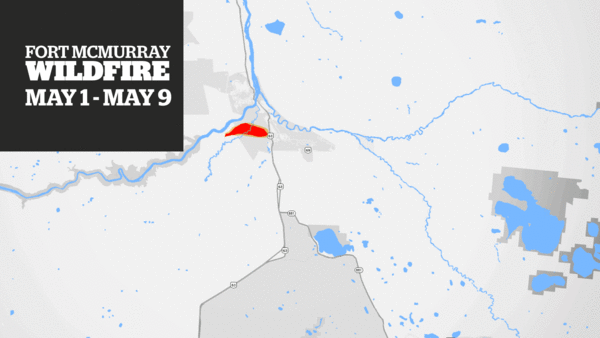 Fort McMurray Fire Map